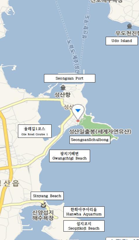 Seongsan Ilchulbong Pension Csedzsu Kültér fotó